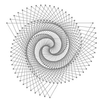 mathrecreation: triskelion spiral