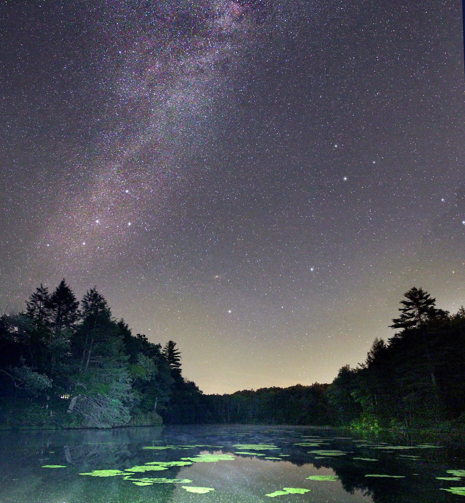 Astrophotography Blog: Milky way over lake and star reflection