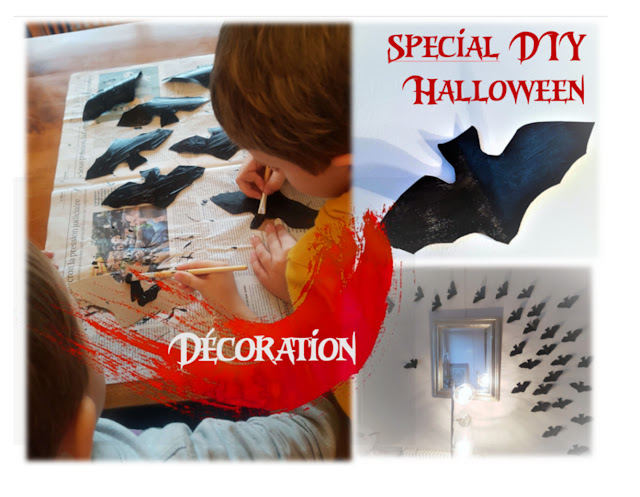 DIY for halloween done by and with kids