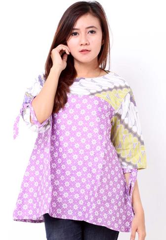 Contoh Model Blouse Batik Untuk ABG