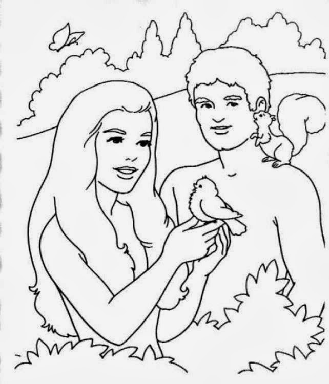 garden of eden and coloring pages - photo #29