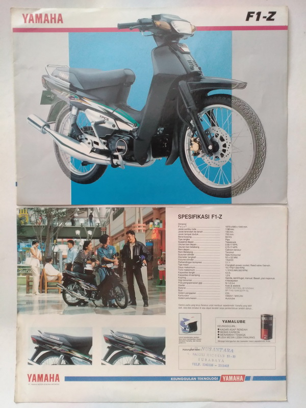 Djejak Masa Brosur Yamaha F1Z