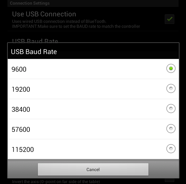 Android DRO Application Settings | Yuriy's Toys