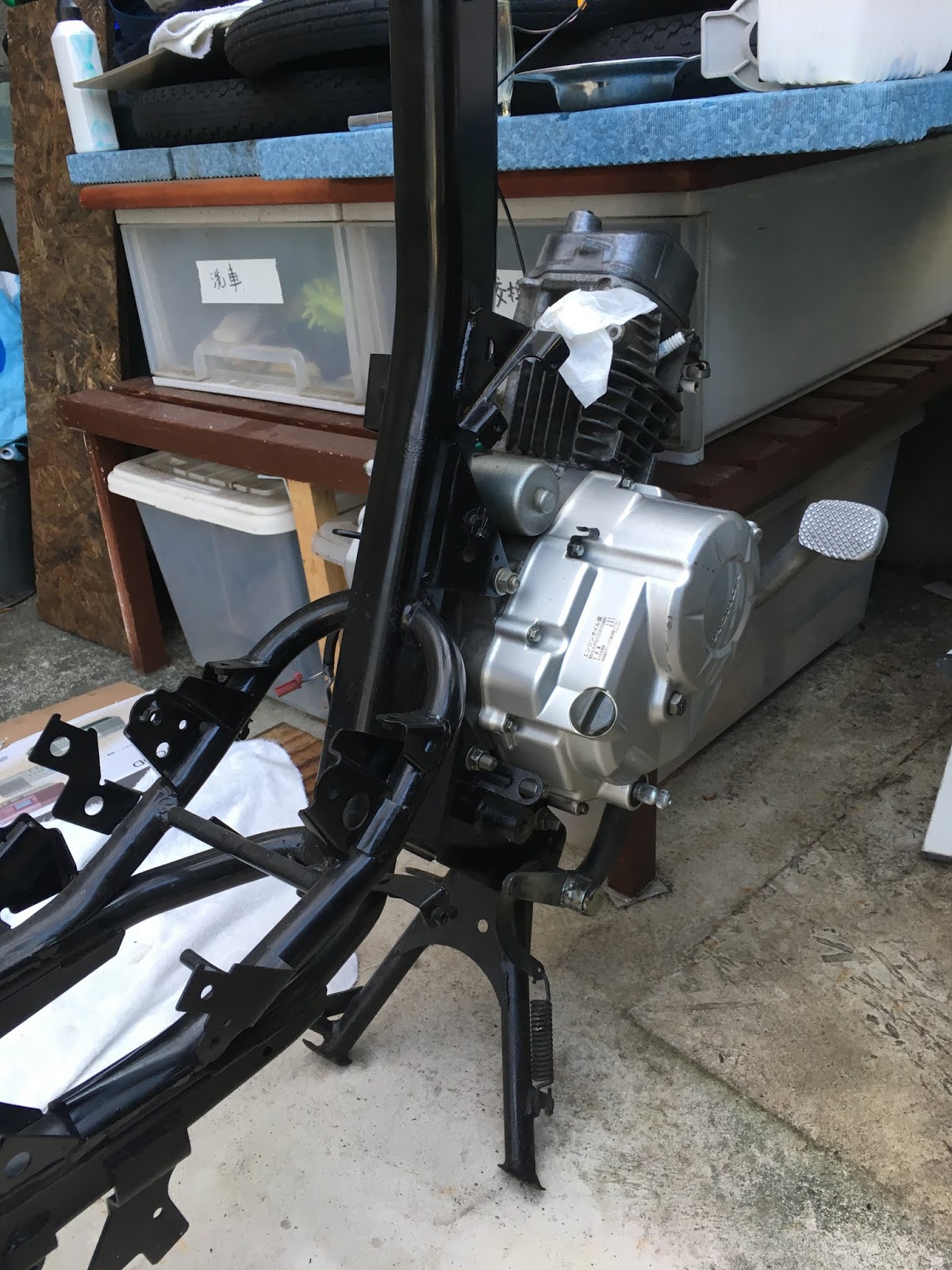 シンプル レトロ モダンで カスタム愛車２号さん スーパーカブ110ja07 カスタム計画