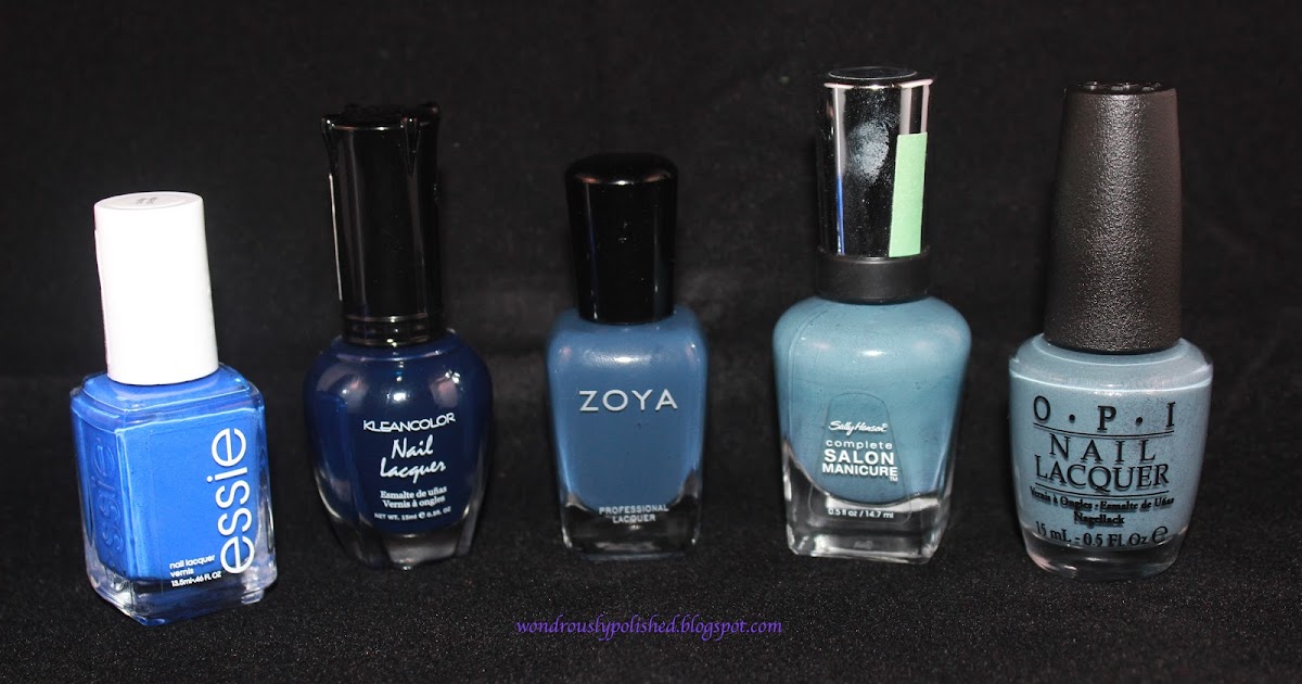 Wondrously Polished: Blue ombre makes my heart happy!