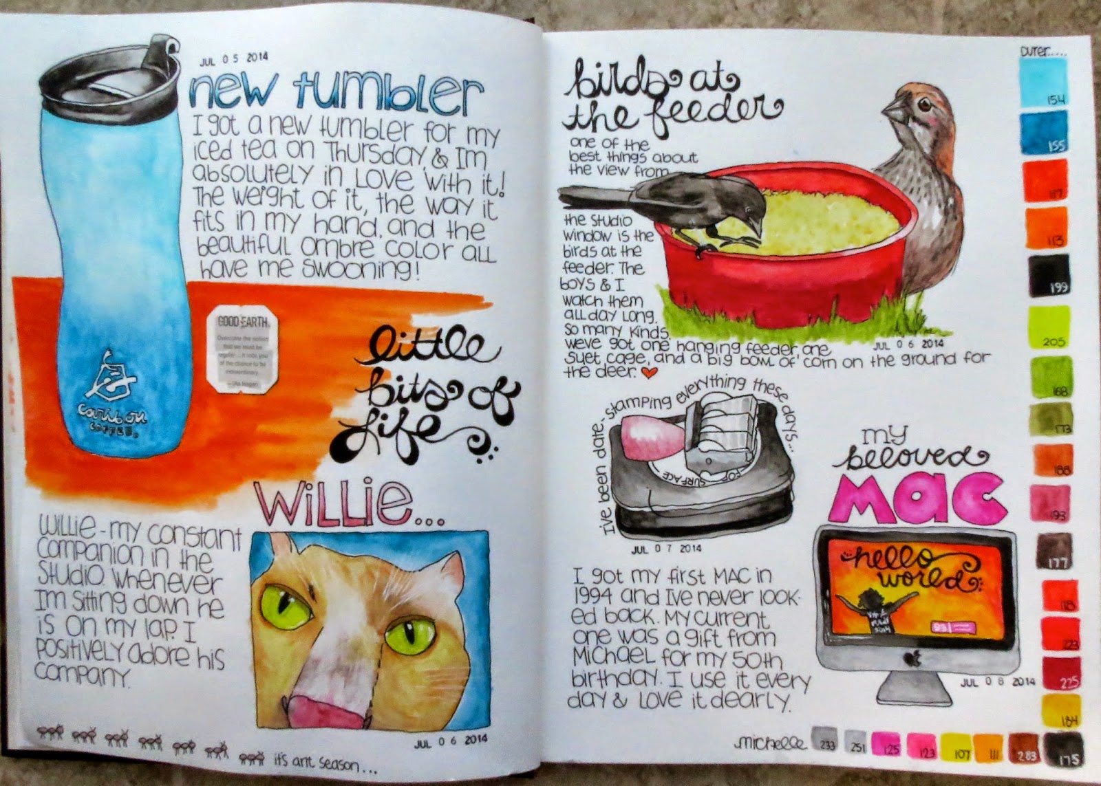 Inspiration Everywhere First Pages from Sketchbook Skool...