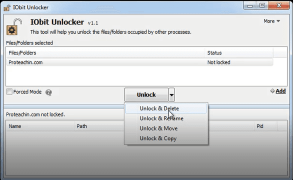 delete undeletable files windows