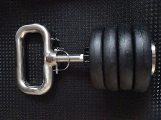 kettle bell stacked with weights 