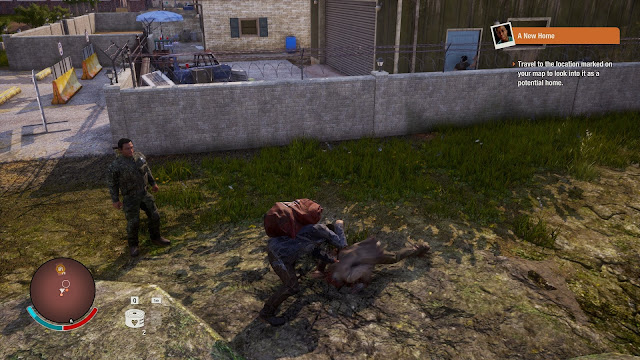 State of Decay 2 - nailing a zombie on the ground