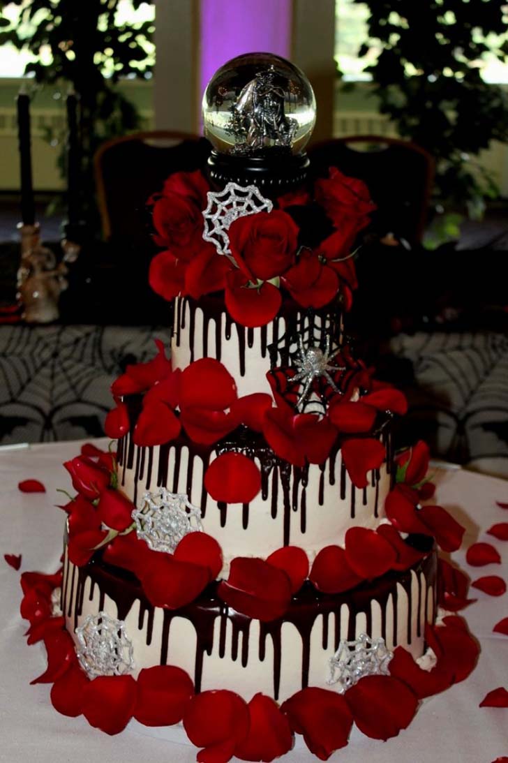 Halloween Wedding Cake Toppers