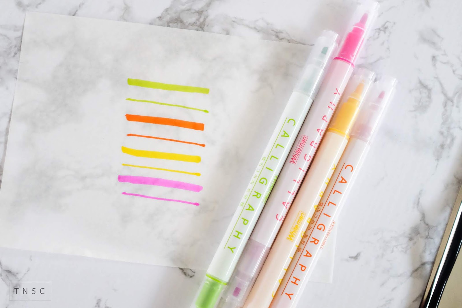 Review Daiso Korea Calligraphy Pens The Number 5 Co.