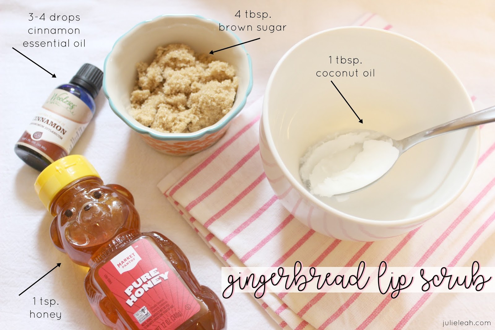 Gingerbread lip scrub