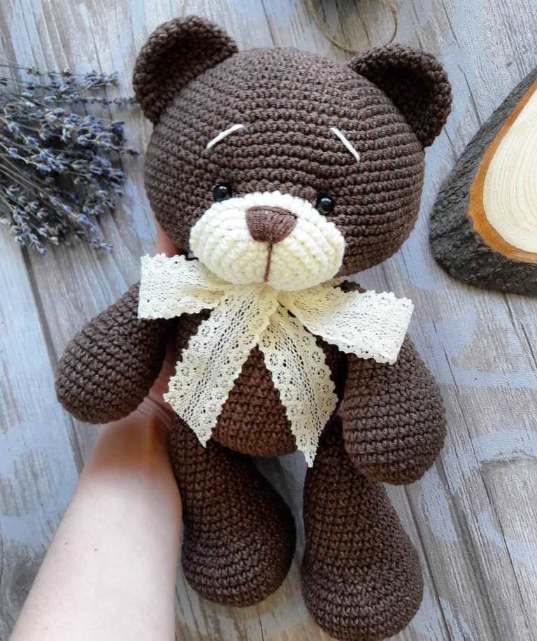 Stuffed Animals & Plushies Toys Toys & Games Amigurumi Teddy Bear ...