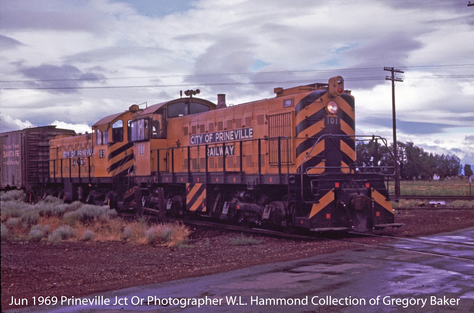 SP&S OREGON TRUNK CITY OF PRINEVILLE RAILWAY
