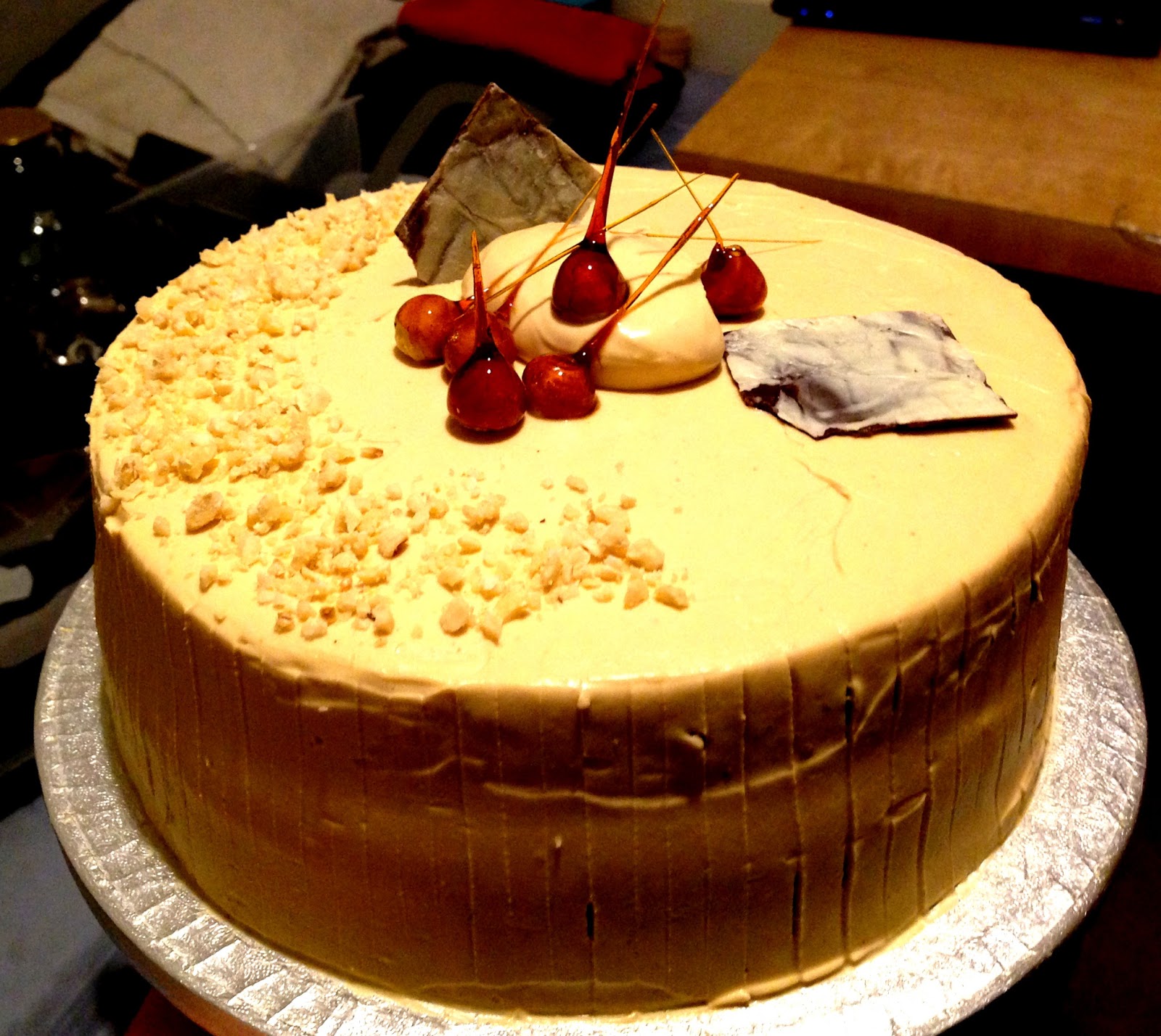 A student's baking journey Salted Caramel Velvet Cake