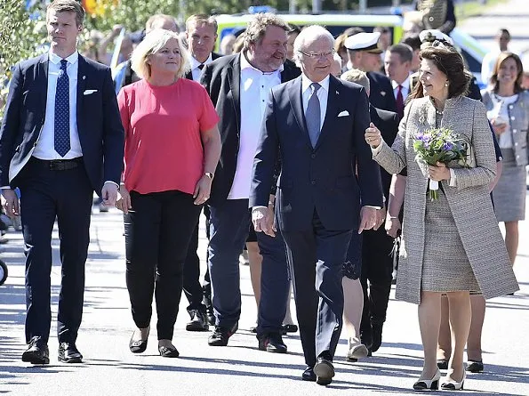 Crown Princess Victoria, Queen Silvia, Princess Estelle, Princess Madeline, Princess Sofia attend the Sweden's National Day 2017 Celebrations