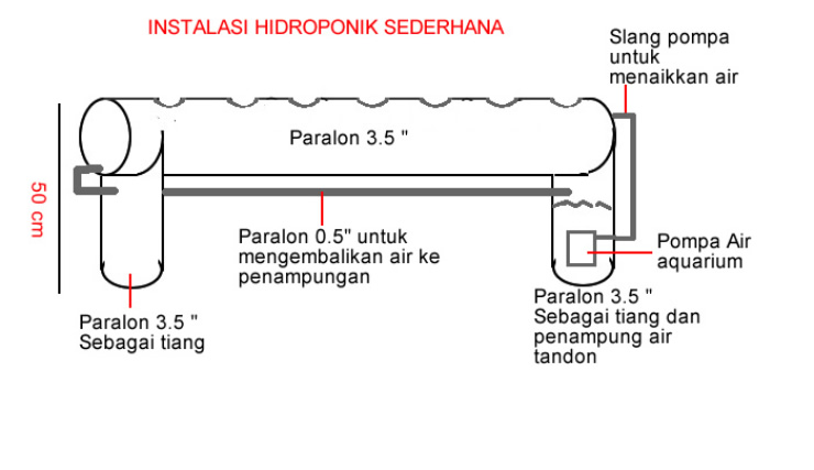 Membuat Instalasi Hidroponik Sederhana