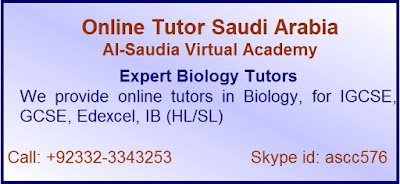 Online A level Biology Tutors in Saudi Arabia