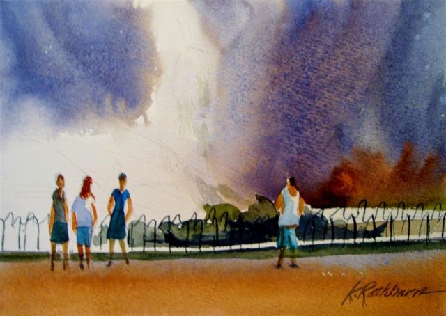 Художница-акварелист. Kathy Los-Rathburn