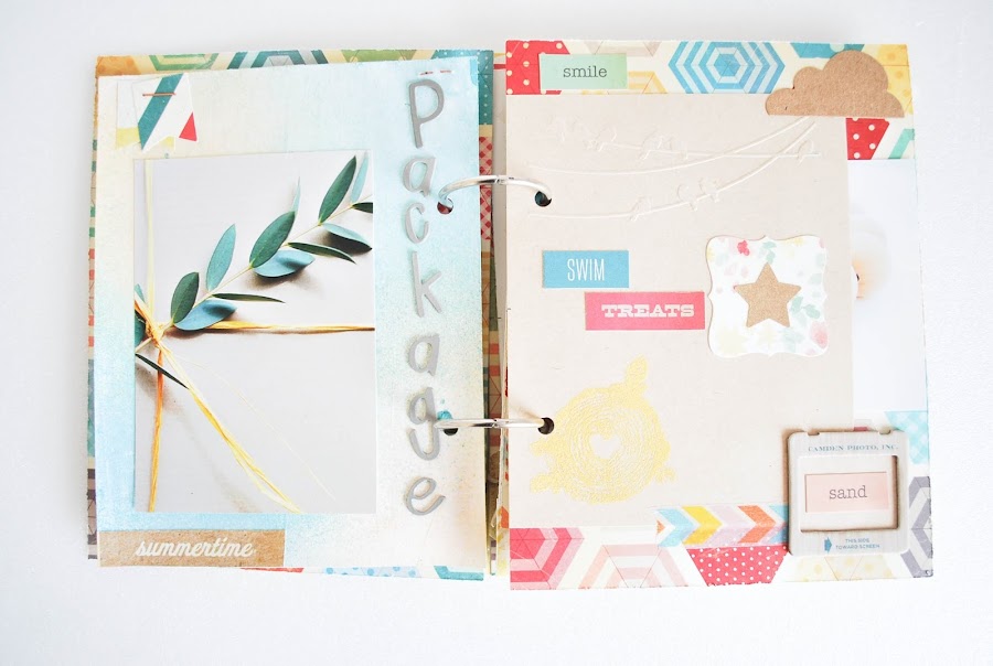 http://www.mylittlebrunch.com/2014/06/diy-mini-album-de-scrapbooking.html #DIY #scrapbooking