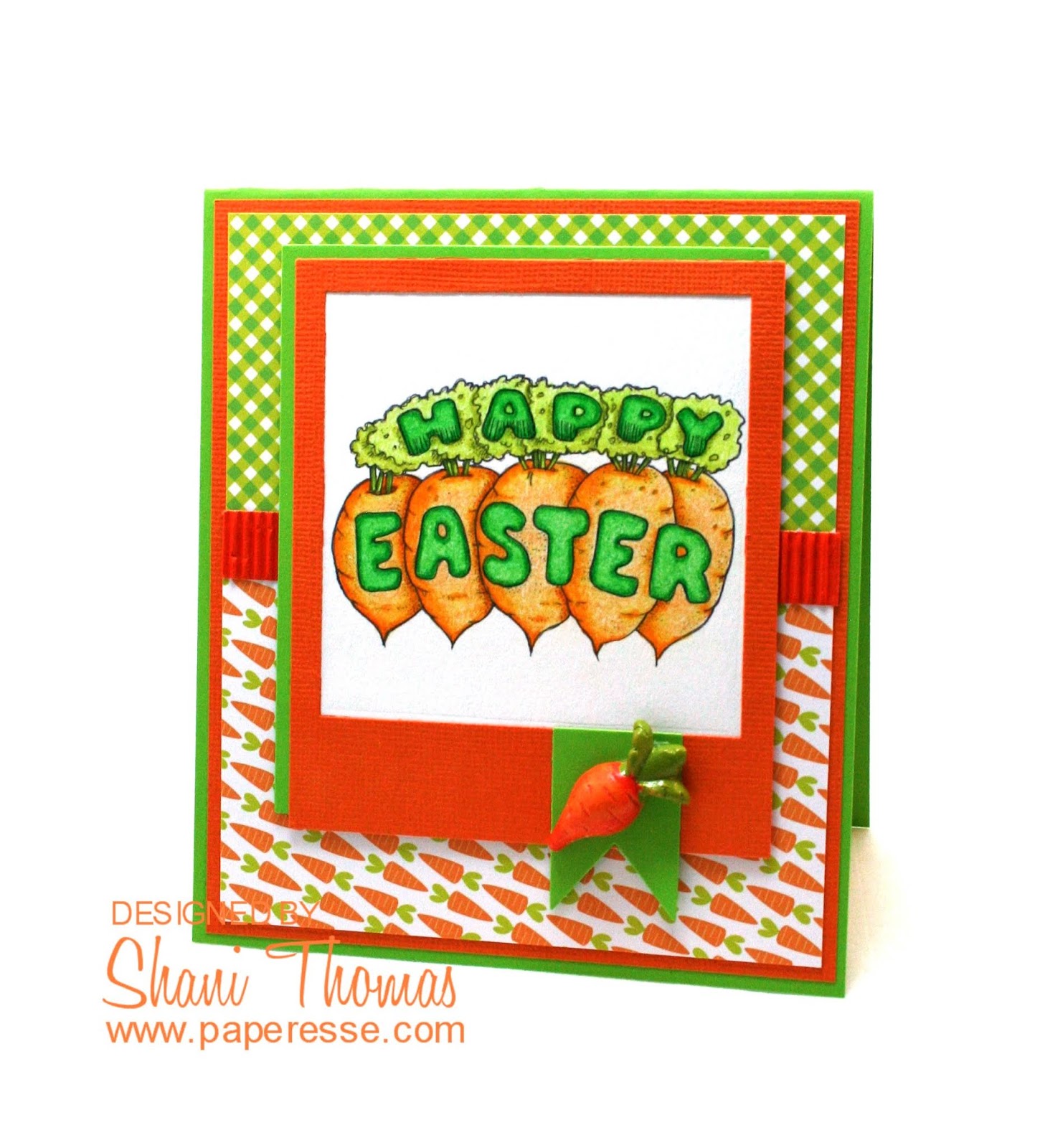 Carrots Easter Card Paperesse