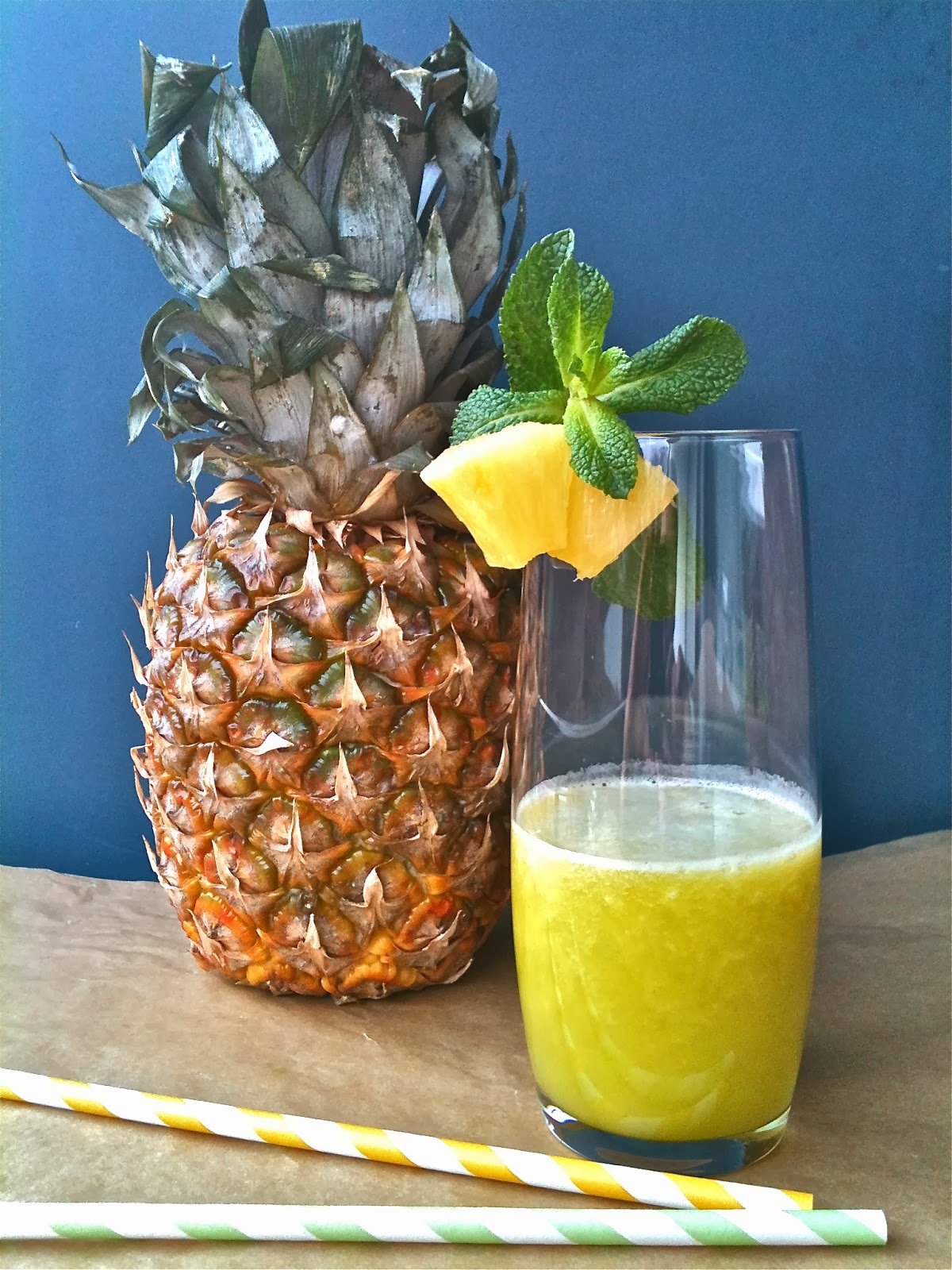 Passionately Raw! Pineapple Mint Juice And A Frugal Pineapple Mint