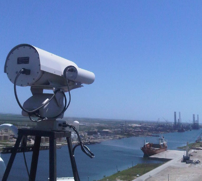 Very Long Range Maritime, Marine, Ports color & IR surveillance camera