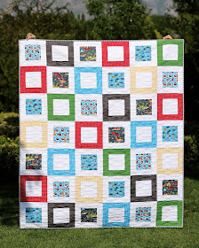 Framed Squares - a free quilt pattern from A Bright Corner