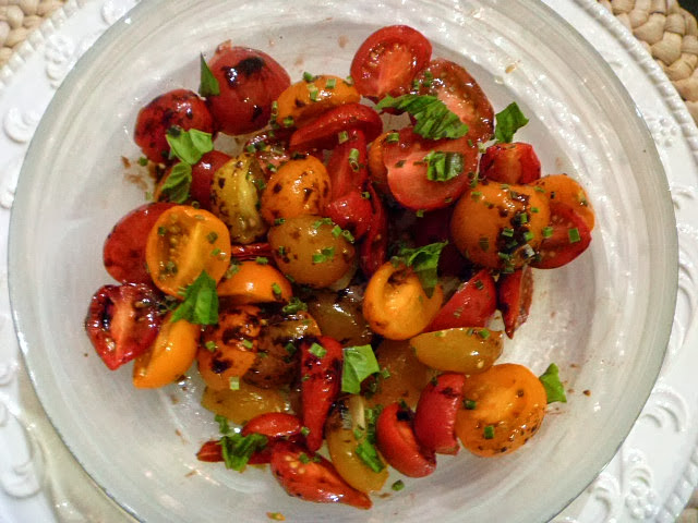 Fresh summer tomatoes bursting with flavor are the star of this Tomato Salad! - Slice of Southern