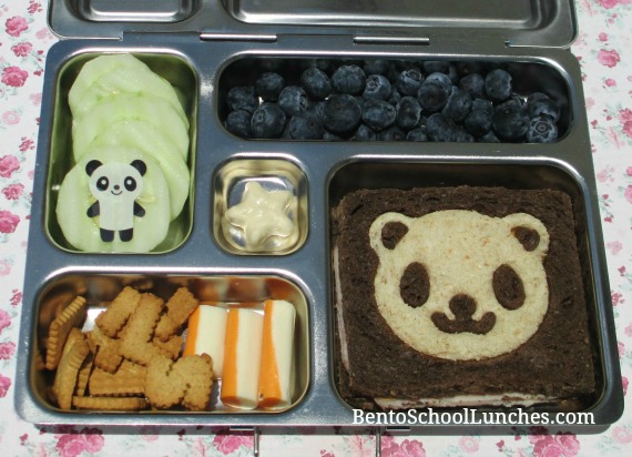 Panda lunch, CuteZCute, bento school lunches