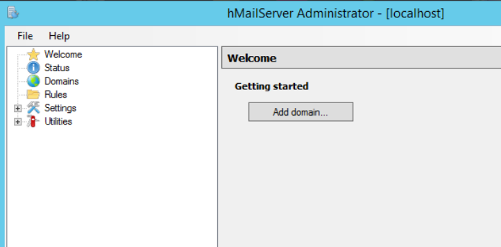 Mail admin. Mail Server. HMAILSERVER.
