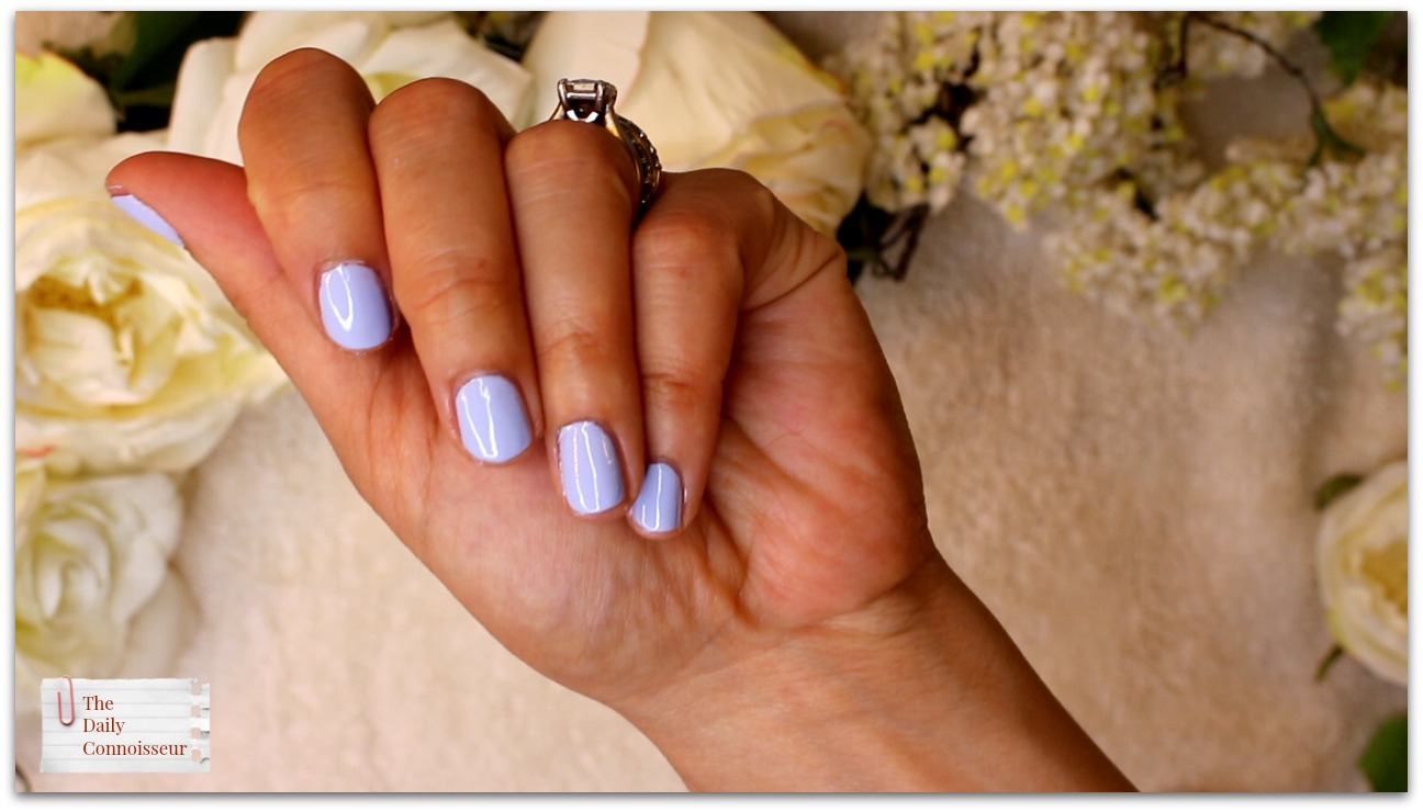 Periwinkle Creme At-Home Manicure | Nails of the Week | Self-Care - The Daily Connoisseur