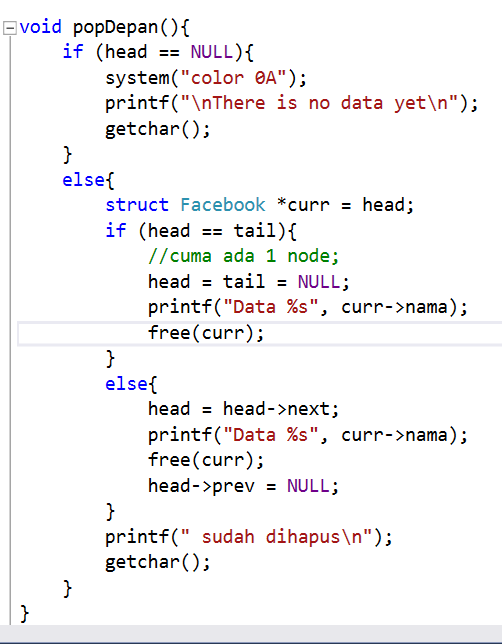 Contoh Program Queue Dengan Linked List Contoh Program Queue Dengan Linked List