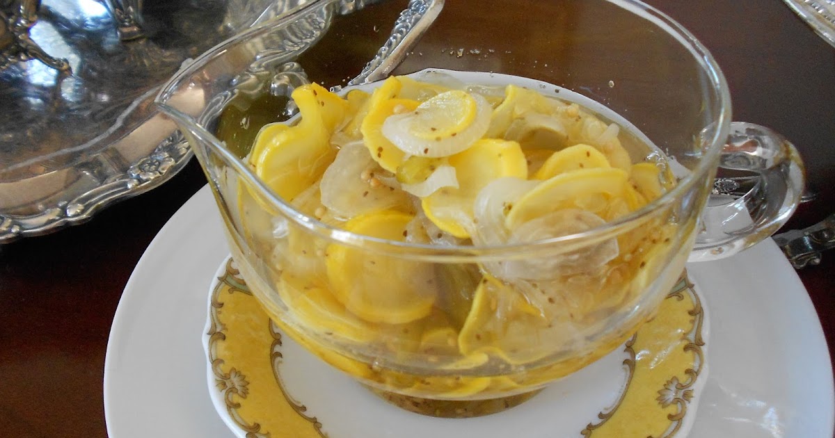 Southern Cooking at Home Bread & Butter Squash Pickles, Old Alabama Recipe