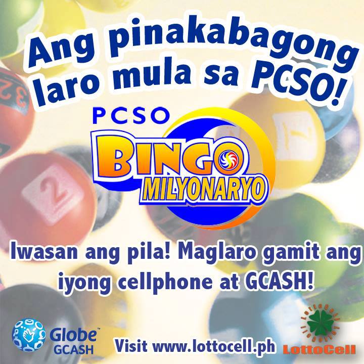 How to play PCSO Bingo Milyonaryo with Globe GCASH?