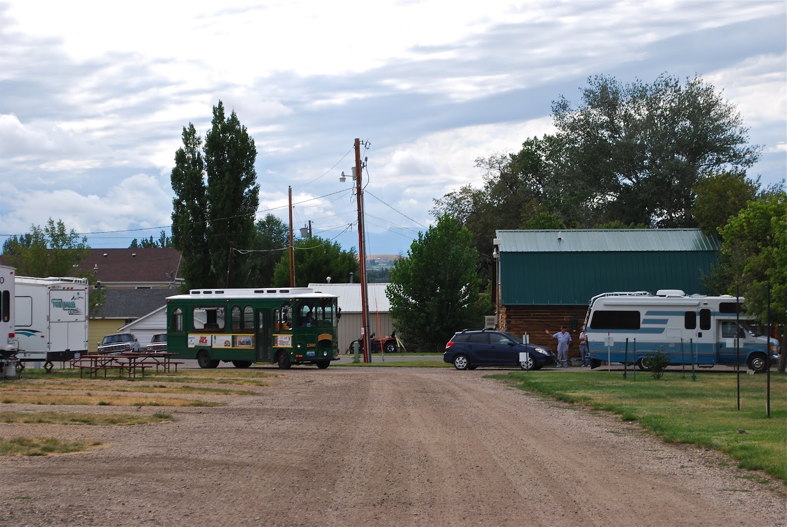 BLUE SKY AHEAD Peter D's RV Park, Sheridan, Wyoming