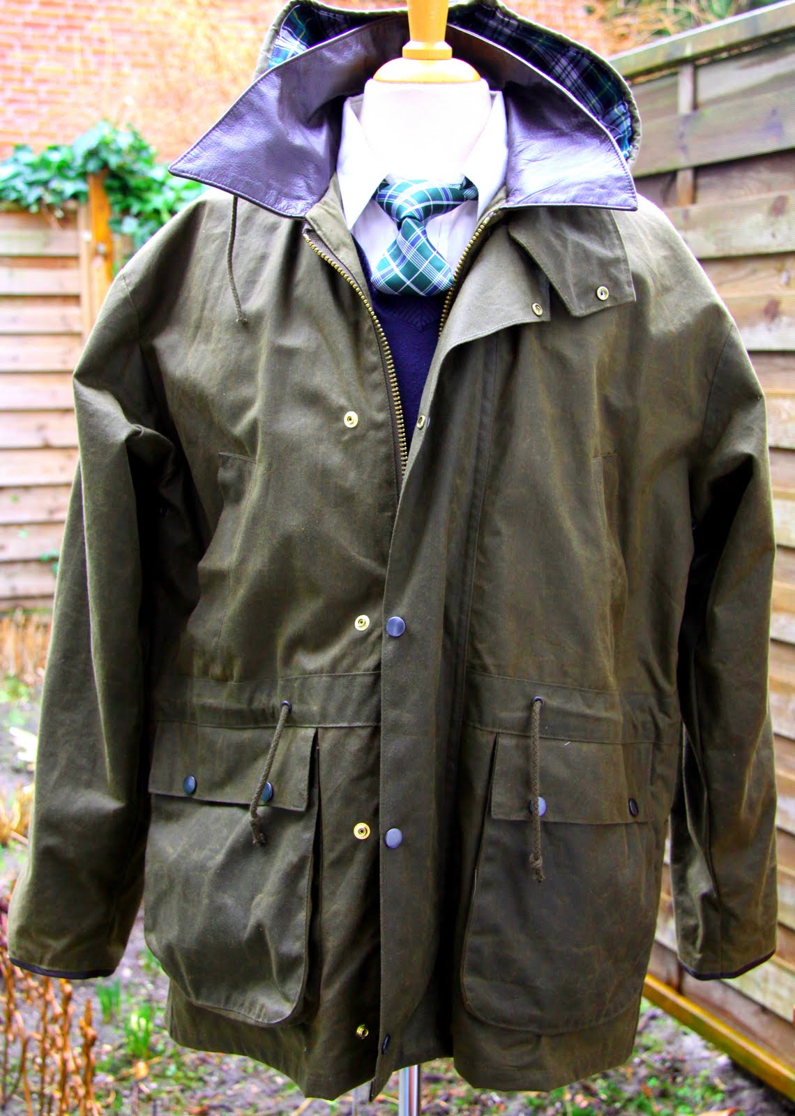 British Corner British Oilskin, Wax Jacket 100 Waxed Cotton