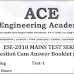 ESE PAPER-2 TEST-1 CIVIL ENGINEERING [ACE ACADEMY]