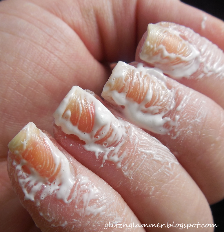 glitznglammer Review A.S.P Nail Whitening Paste