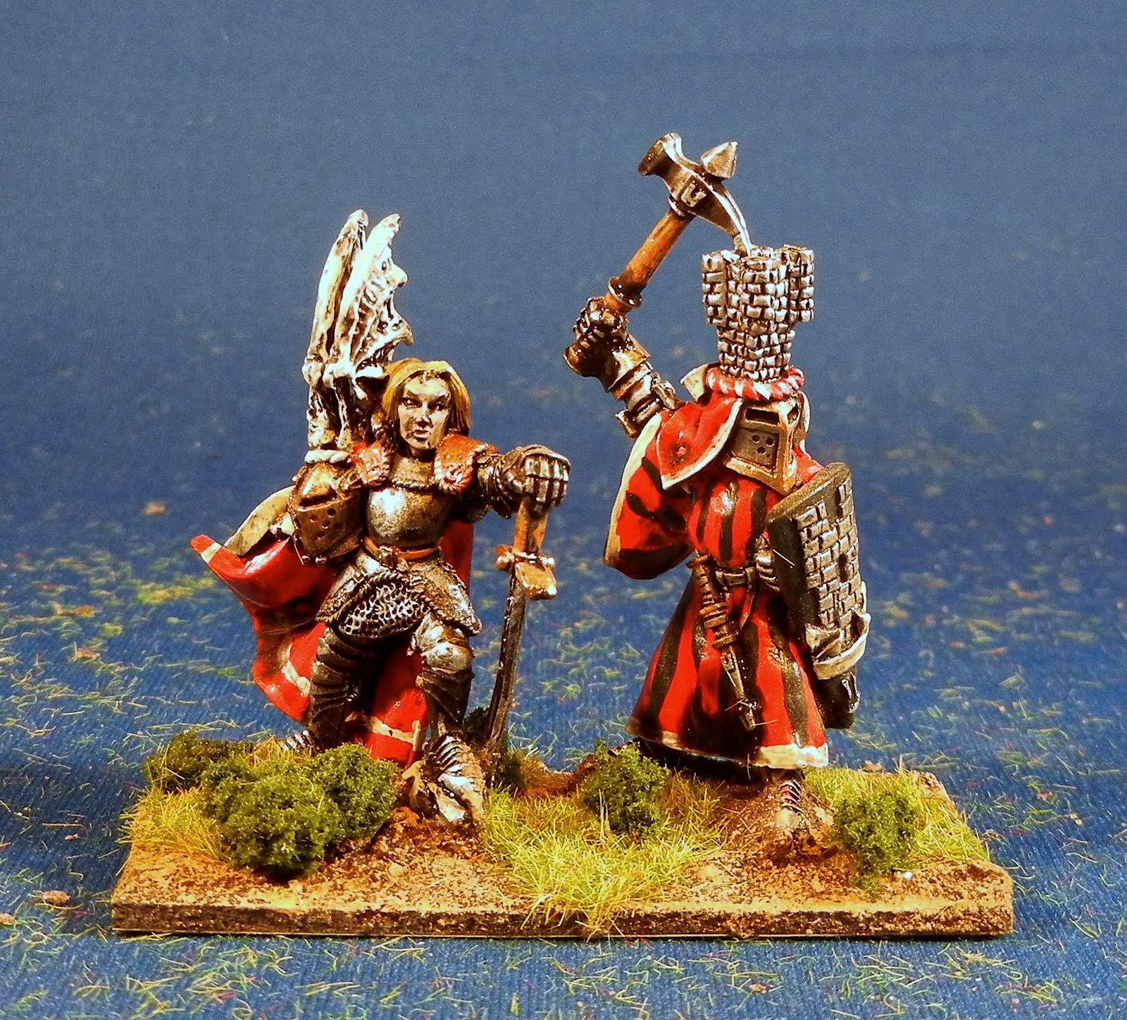 Bob's Miniature Wargaming Blog 28mm French Foot Knights