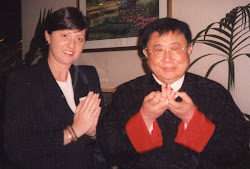 Aurea Balbi com Prof.Lin Yun Rinpoche em Nova York