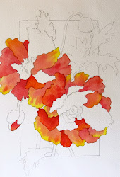 watercolor poppies painting painted prism workshop watercolour paintings tutorials step tutorial colors then canvas thepaintedprism watercolors along follow floor warm