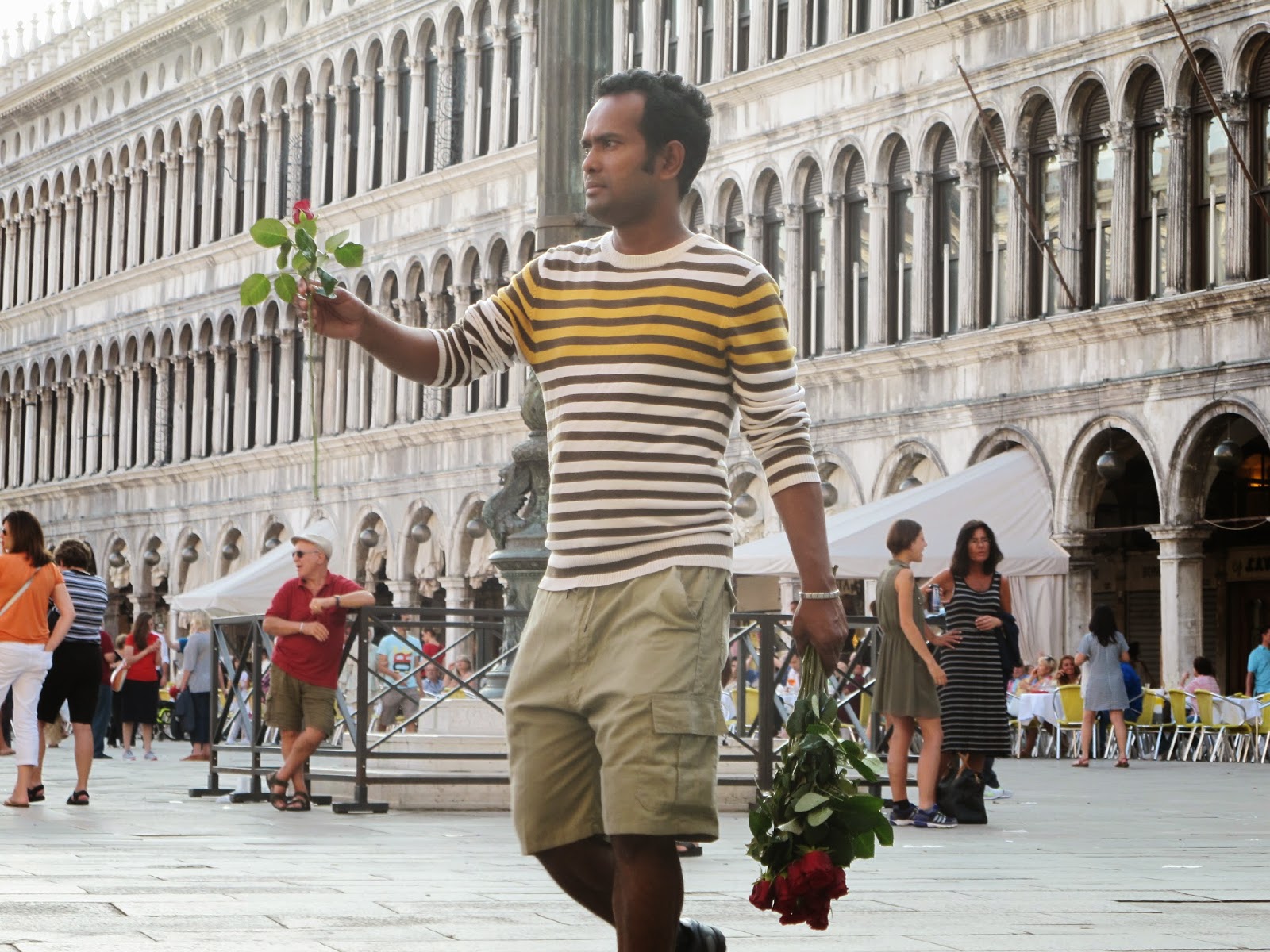 Melanglang Bhuwana: Red Roses of Venice, Italy