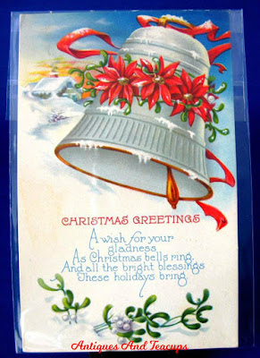 Antiques And Teacups: December 16th Antique Postcard, Happy Birthday ...