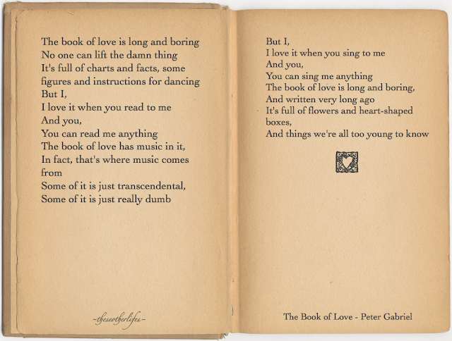 The Book of Love - Peter Gabriel