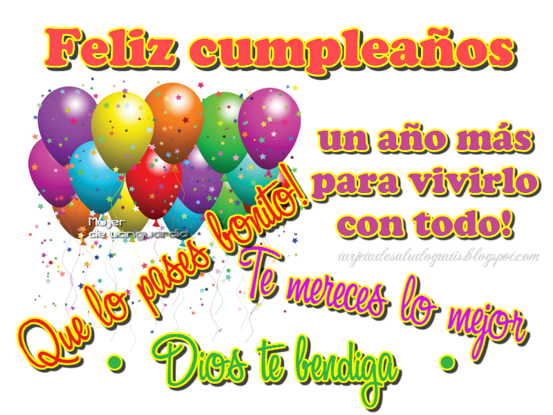 Feliz cumpleaños