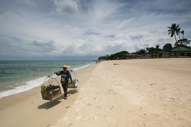 Spiaggia e mare vicino al Beluga boutique hotel-Koh Samui