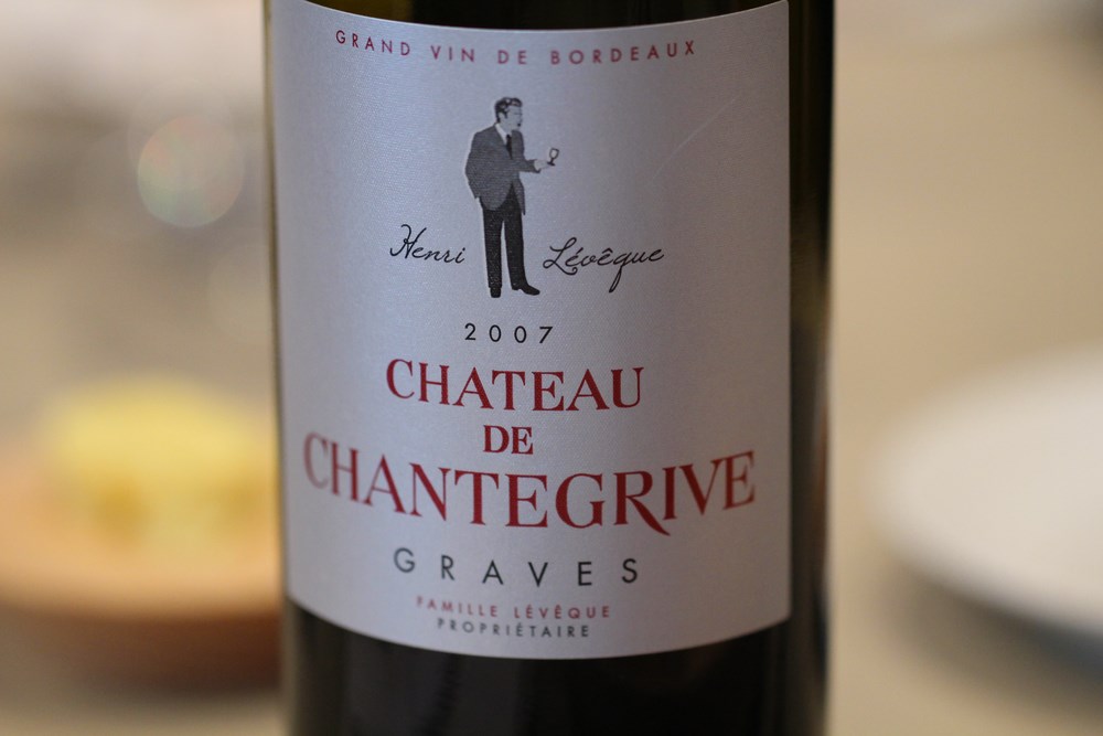 Les Vins Château de Chantegrive au restaurant l'Archeste