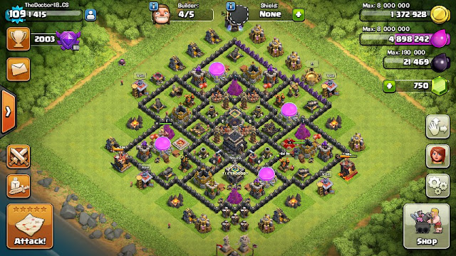 MNawawi: 2016 Archer Tower Clash Of Clans Level 7.