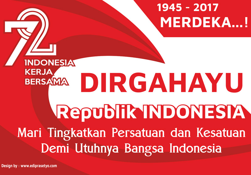 Kumpulan Contoh Spanduk Lomba 17 Agustus Hari Kemerdekaan Desain